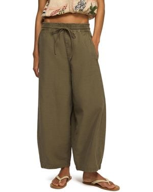 Lucky Brand Drawstring Balloon Mid-rise Pants - Green