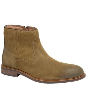 Johnston & Murphy Ripley Inside Zip Boots - Brown
