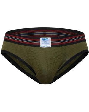 Bike Athletic Mesh Brief - Black