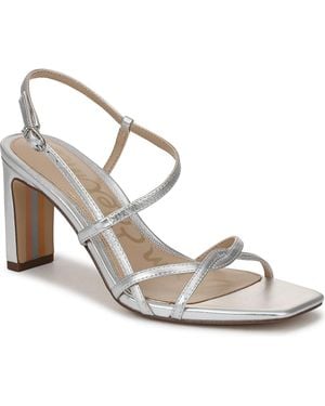 Sam Edelman Elissa Strappy Sandals - Metallic