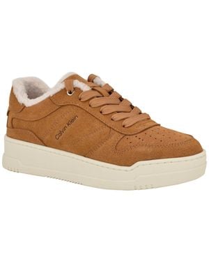 Calvin Klein Pozay Lace-up Sneakers - Brown