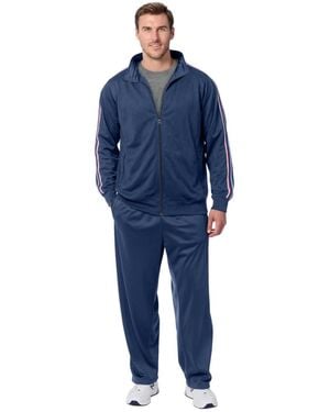 Kingsize Big & Tall Full-zip Fleece Tracksuit - Blue