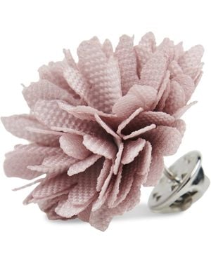 Con.struct Con.struct Ceremony Satin Checkerboard Flower Lapel Pin - Pink