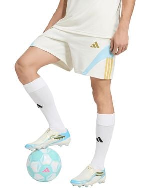 adidas Messi House Of Tiro Drawstring Shorts - White