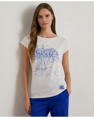 Ralph Lauren Graphic Short-sleeve Top - Blue