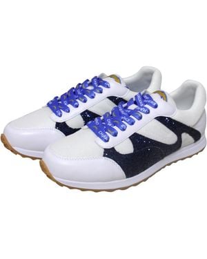 Cuce Los Angeles Chargers Glitter Sneakers - Blue