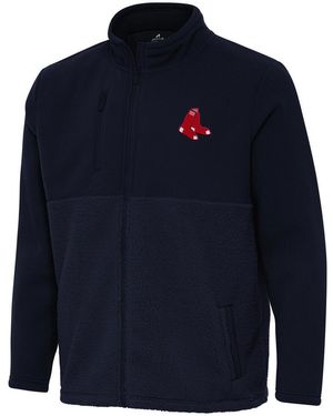 Antigua Boston Red Sox Daily Fused Full-zip Jacket - Blue