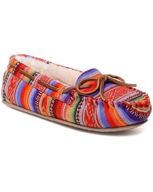 Minnetonka Cally Slippers - Red