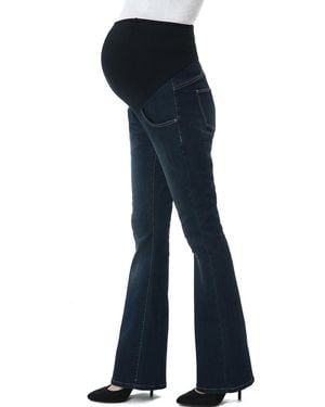 Kimi + Kai Kimi + Kai Maternity Dixie Stretch Flare Leg Denim Jeans - Blue