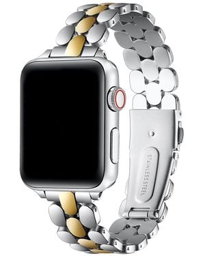 The Posh Tech Emery Stainless Steel Band For Apple Watch - Black