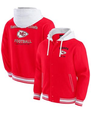 Fanatics Darius Rucker Collection By Kansas City Chiefs Full-snap Hoodie Jacket - Red