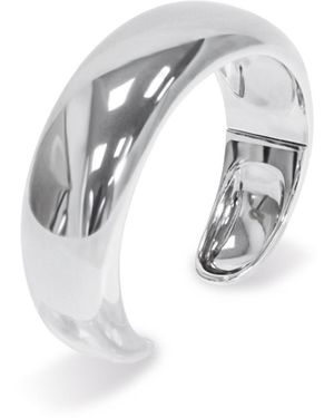 Retro Chic Drop Bangle - White