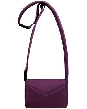 Lux & Nyx Mini Origami Flap Convertible Crossbody & Handbag - Purple
