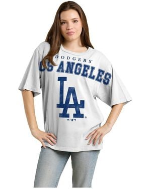 Fanatics Los Angeles Dodgers Relaxed Crewneck T-shirt - Blue