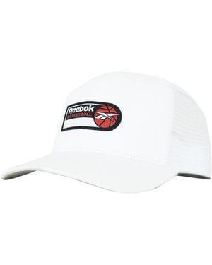 Reebok Basketball Trucker Cap - White