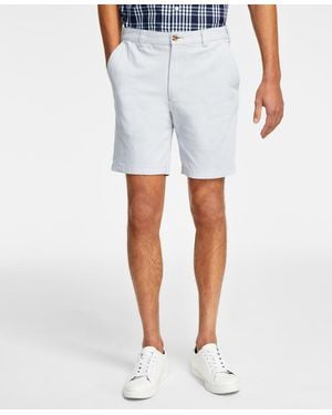 Club Room Regular-fit 9" 4-way Stretch Shorts - Blue