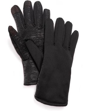 Muk Luks Slim Fit Spandex Gloves - Black