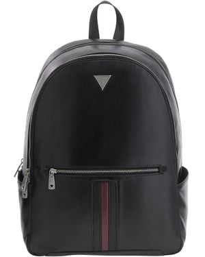 Guess Torino Multiple Compartments Laptop Backpack - Black