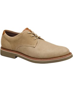 Johnston & Murphy White and Brown Oxfords Sleek Design Men main image 4