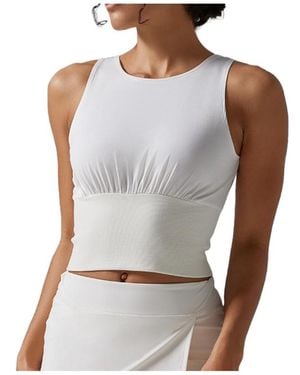 Tavi Solace Empire Waist Tank - White