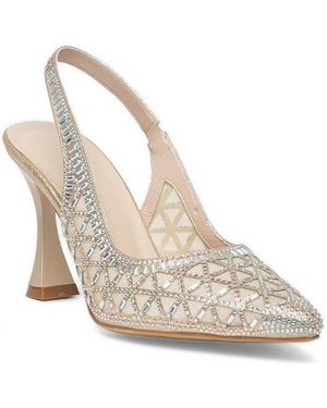 Forever & Always Shoes Forever And Always Shoes Megan Embellished Stiletto Pump - White