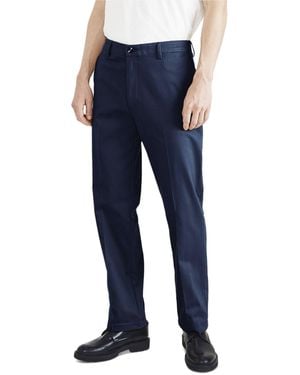 Dockers Signature Classic Fit Iron Free Khaki Pants - Blue