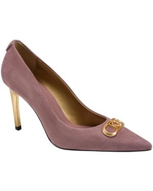 Donna Karan Panthia Slip-on High Pumps - Brown