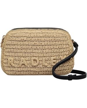 Radley Dukes Place Raffia Small Crossbody Bag - Natural