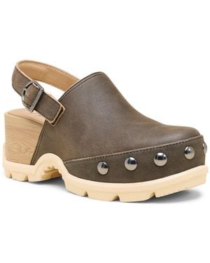 Sorel Roamn Studded Slip On Clogs - Brown