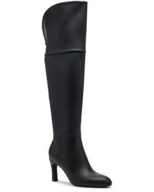 Madden Girl Decode Over The Knee Dress Boots Regular Wide Calf - Black