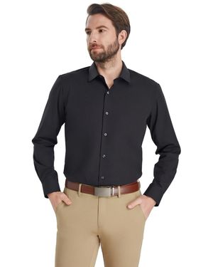 slim fit dress slacks Alfani Slim Fit 2-Way Stretch Stain Resistant Puzzle Print Dress Shirt –  DGFOutlet main image 1