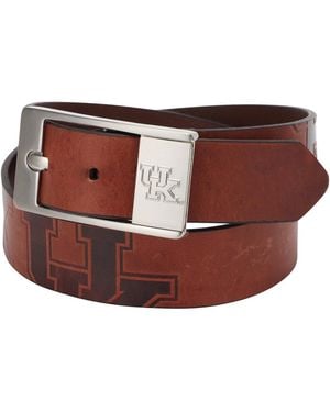 Eagles Wings Kentucky Wildcats Brandish Leather Belt - Brown