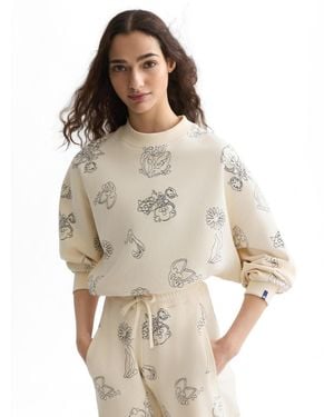 Scotch & Soda Scotch And Soda Embroidered Seasonal Fit Sweatshirt - Multicolor