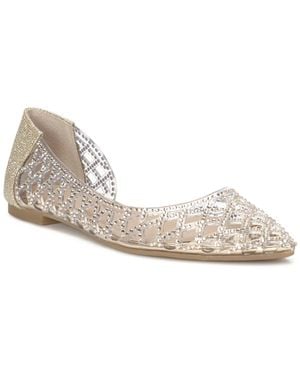 INC International Concepts Arantza Pointed-toe D'orsay Flats - Natural