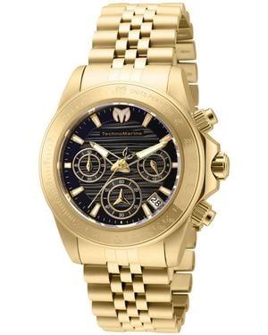TechnoMarine Tm-219030 Manta Quartz Chronograph Dial Watch - Metallic