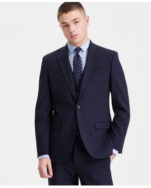 BarIII Slim-fit Wool Suit Jacket - Blue