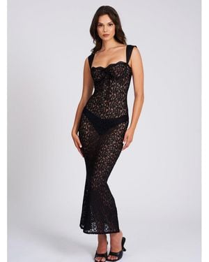 Miss Circle Veronica Lace Maxi Dress - White