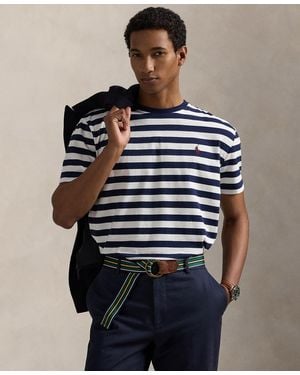 Polo Ralph Lauren Classic-fit Striped Jersey T-shirt - Blue
