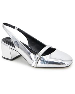 Kenneth Cole Lindy Slingback Pumps - Metallic