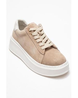 Forever & Always Shoes Paloma Leather Sneaker - White