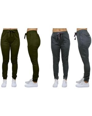 Galaxy By Harvic Basic Stretch Twill sweatpants - Green