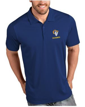 Antigua Los Angeles Rams Tribute Polo Shirt - Blue