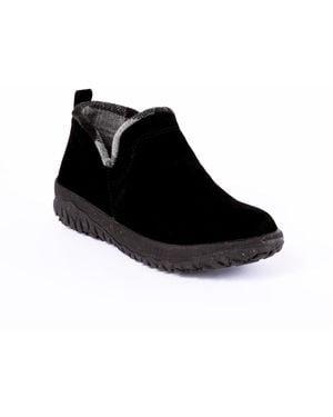 Minnetonka Northmost Suede Ankle Boots - Black