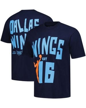Playa Society And Dallas Wings Established 2016 Premium T-shirt - Blue