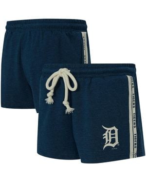 Concepts Sport Detroit Tigers Birch High-rise French-terry Shorts - Blue