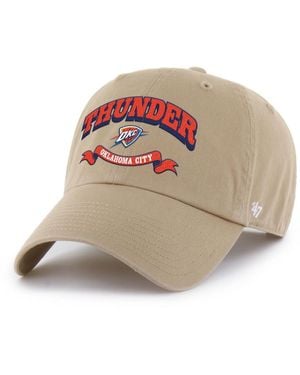 '47 47 Brand Oklahoma City Thunder Fast Break Chase Region Clean Up Adjustable Hat - Green