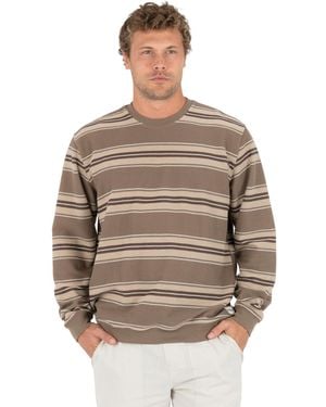 Hurley Hacienda Crewneck Sweatshirt - Brown