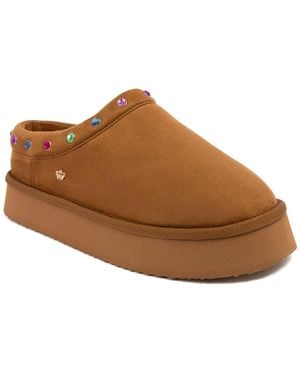 Juicy Couture Oenzo Closed Toe Clog Slipper - Brown