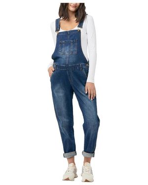 Ripe Maternity Denim Overalls - Blue