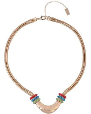 Rachel Roy Tone Collar Necklace Brass - Metallic